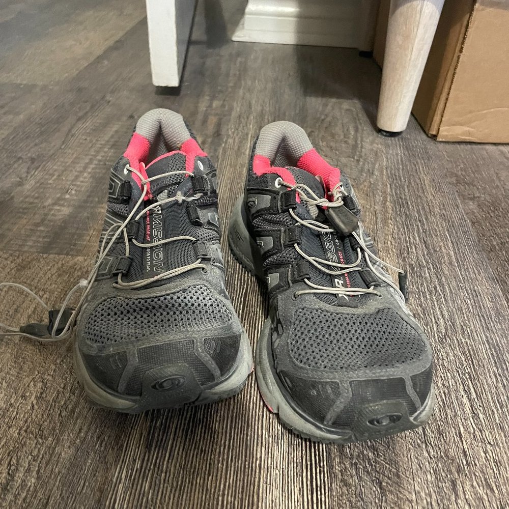 Solomon, water tight running shoes